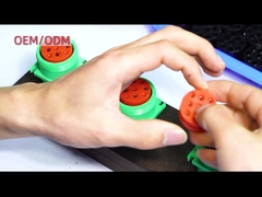 Красный автомобильный Pin Deutsch монтажной схемы J1939 9 к кабелю Obd2 для тележки