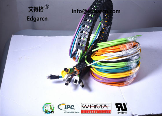 Pur / Tpu Canopen Кабель M12 A Кодировка Мужская до Женской длины 1500 мм с Shiled