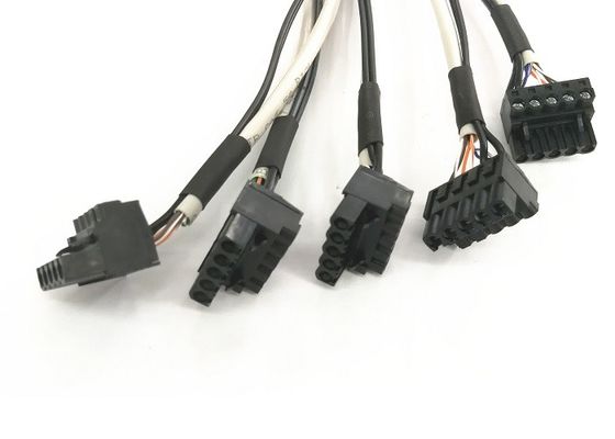 Прямоугольный промышленный жгут проводов Dc Кабель питания Cat5e Utp 26awg / 4p Gy Jacket