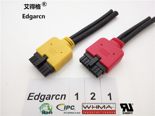 Прочные сборные кабельные сборки Ul2464 Molex Micro-fit Overmolded Type