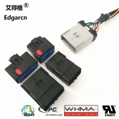 FCI 54201416 14pos Waterproof Connector with Custom Engine Plug Wire Harness and 2 Years Warranty