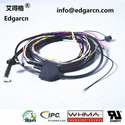 Customized Automotive Wiring Harness WHMA/IPC-620 Certified with PVC Wire 105℃ 300V California Proposition 65 Compliant