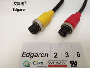 Литье под давлением Индивидуальные кабельные сборки Din Power Cable с услугой Oem / Odm